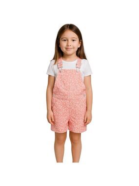 NWT New Columbia Youth Size L Pink Floral Overalls
